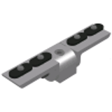 4032, 4032-Black - Right Angle Living Hinges - 10 Series - Right Angle 90 deg Living "L" Arm