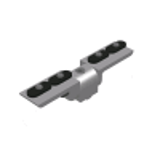 4168, 4168-Black - Living Hinge Assemblies - 10 Series - 0 deg Living Hinge w/ Corner Bracket