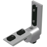 4363, 4363-Black - Living Hinge Assemblies - 15 Series - 0 deg Living Hinge w/ Corner Bracket