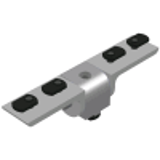 4431, 4431-Black - Right Angle Living Hinges - 15 Series - Right Angle 0 deg Living Hinge w/ Corner Brackets