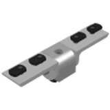 4432, 4432-Black - Right Angle Living Hinges - 15 Series - Right Angle 90 deg Living Hinge w/ Corner Brackets