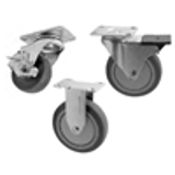 2311, 2312, 2314, 2316 - Flange Mount Casters