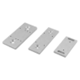 2121, 2122, 2123, 2121-Black, 2122-Black, 2123-Black - Grabber Door Catch Mounting Plates