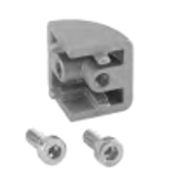 4491 - Glass Panel Holders - Panel Clamp 90 deg Corner