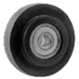 12017, 12018, 12020, 12021_m - Roller Wheels with Ball Bearing Hub