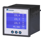 AD-LU 70 FE-PN - Three-phase digital power meter with integrated current transformers for front panel mounting, TFT display and PROFINET interface