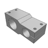 FCSBKL - 支柱固定夹--异径平行 孔距选择型/孔距指定型