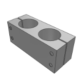 FCSBLL - 支柱固定夹--同径平行 孔距选择型/孔距指定型
