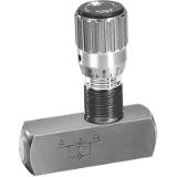 AMF 6916-09 - Throttle/Check Valve