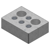 AMF 6363-**-098-1 - Half-pitch element without positioning, low