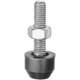 AMF 6880ESD - ESD Andrückschraube mit Schutzkappe aus elektrostatisch ableitenden (dissipativen) Material, für Schubstangenspanner