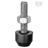 AMF 6880NI_DU - Tornillo de apriete para grapa rápida con desplazamiento axial, Acero inoxidable