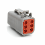 ATM06-6S-XXX - ATM06-6S 6-Way Plug, Female