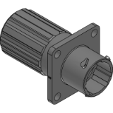 RTS010N2PHEC03 - Square Flange Receptacle