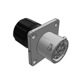 RTS010N6SHEC03 - Ecomate, Receptacle, End Cap, Flange, Size 10, 6POS, Socket