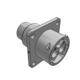 RTS012N2P03 - Ecomate, Receptacle, Flange, Size 12, 2+2 POS, Pin