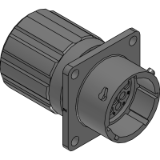 RTS014N19PHEC03 - Square Flange Receptacle