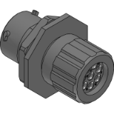 RTS712N8PHEC03 - Jam Nut Receptacle