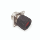 Receptacle, Size 14, RT0W0106PNHECXX - ECOMATE, Square Flange Receptacle, Size 14, 19 Position, Pin, End Cap